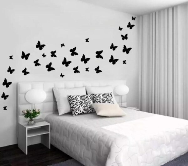 Set Of 60,3D Buttefly Stylish Wall Art – Modern Home Decore