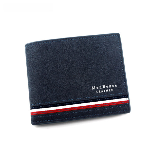 New Fashion Men's Short Wallet Personalized Men's Coin Purse Silk Screen Printed Wallet Men's Frosted Clutch Wallet - Image 10