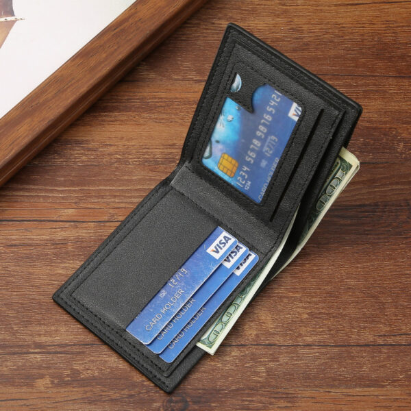 Factory direct 2025 new men's wallet short business wallet youth horizontal light luxury multi-card - Image 5