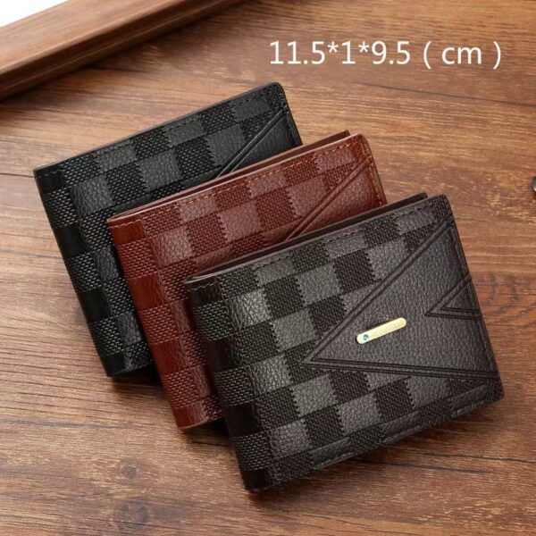 Factory direct 2025 new men's wallet short business wallet youth horizontal light luxury multi-card - Image 7