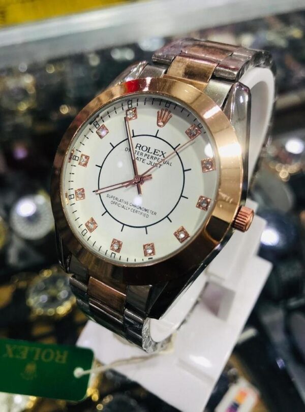 Men's Stainless Steel Chain Strap Watch - 1 Pc - Image 2
