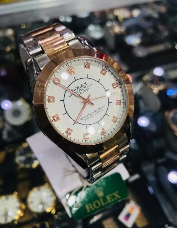 Men's Stainless Steel Chain Strap Watch - 1 Pc