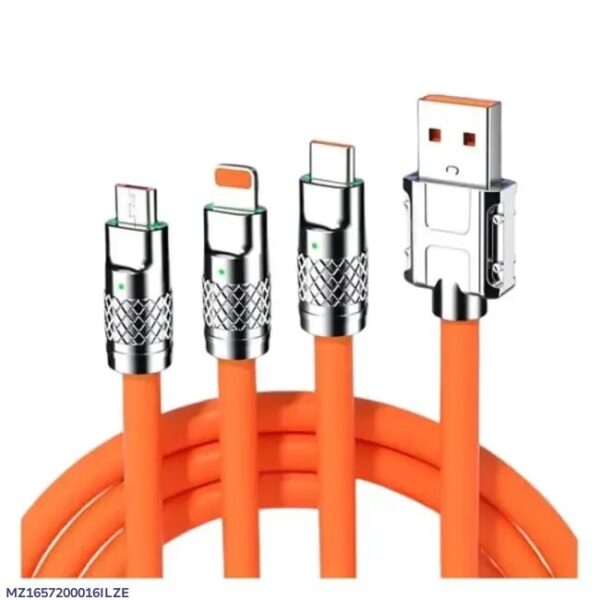 3 in 1 Lightning Cable - 5000mAh Power Bank, Pack of 1 - Image 2