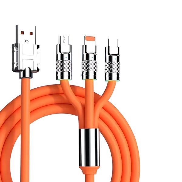 3 in 1 Lightning Cable - 5000mAh Power Bank, Pack of 1 - Image 5