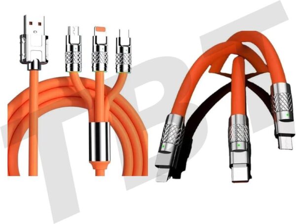 3 in 1 Lightning Cable - 5000mAh Power Bank, Pack of 1 - Image 6