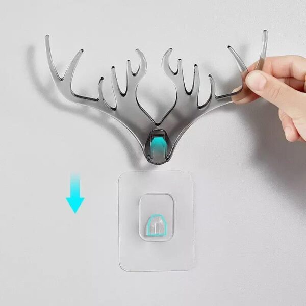 2 Pcs Deer Wall Hanging Hooks - Image 3