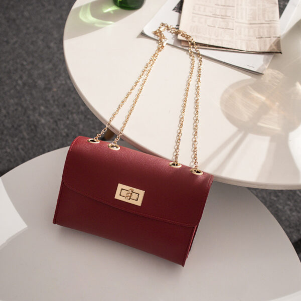 2025 new women's bag summer Korean fashion small square bag ins chain shoulder diagonal bag foreign trade bag wholesale - Image 4