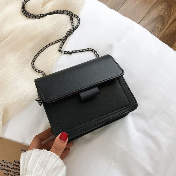 New Small Bag Women's 2025 Spring New Trendy ins All-match Wide Shoulder Strap Small Square Bag Retro Shoulder Crossbody Bag - Image 5