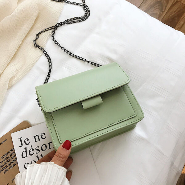 New Small Bag Women's 2025 Spring New Trendy ins All-match Wide Shoulder Strap Small Square Bag Retro Shoulder Crossbody Bag - Image 7
