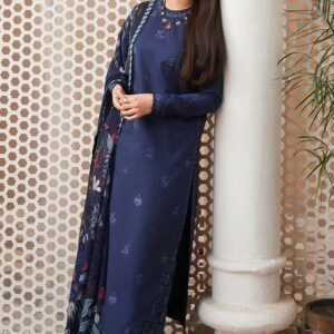3 Pcs Women,s Unsitiched Embroidered Suit
