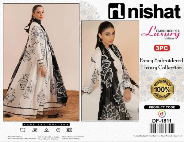 3 Pcs Women,s Unsitiched Khaddar Embroidered Suit