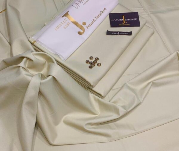 Men Unstitched Boski Plain Suit - Image 3