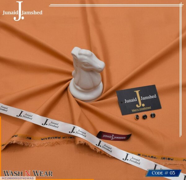 Men’s Unstitched Boski Plain Suit - Image 2