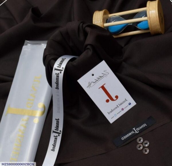 Men’s Unstitched Wash And Wear Plain Suit - Image 2