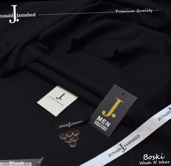 Men’s Unstitched Wash And Wear Plain Suit - Image 2