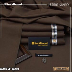 Men’s Unstitched Wool And Wear Plain Suit