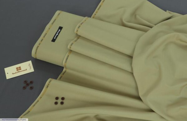 Men’s Unstitched Wash And Wear Plain Suit - Image 5