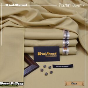 Men’s Unstitched Wash And Wear Plain Suit