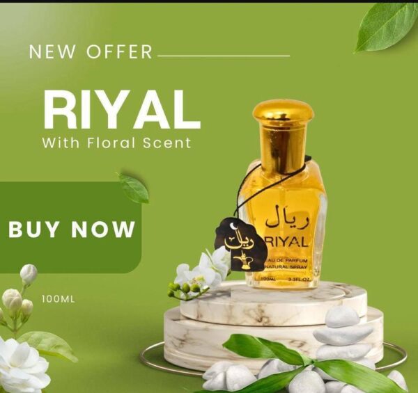 Long Lasting Riyal Fragrance Unisex Perfume, 100ml - Image 3