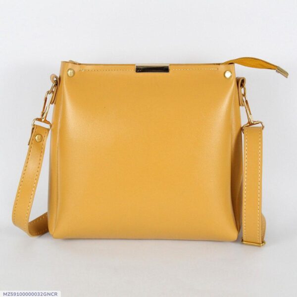 Girls's Rexine Plain Hand Bag - Image 2
