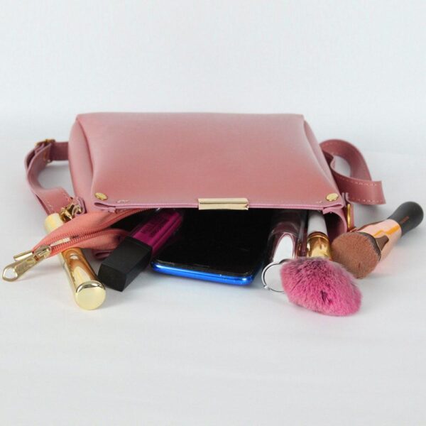 Girls's Rexine Plain Hand Bag - Image 5