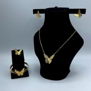 Golden Plated Necklace Set