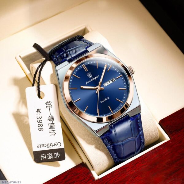 Swiss brand ultra-thin men's watch waterproof new quartz watch men's live foreign trade explosions a generation of hair - Image 2