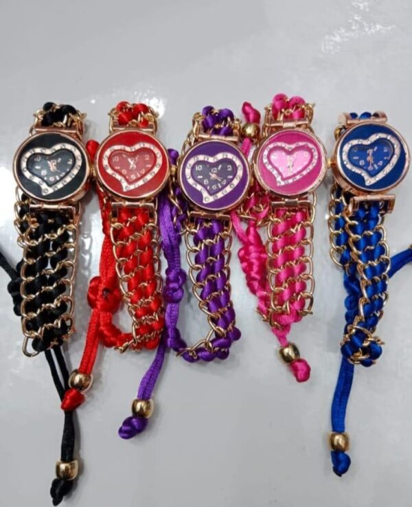 Bracelet Heart Shape Watch For Girls & Woman - Image 3