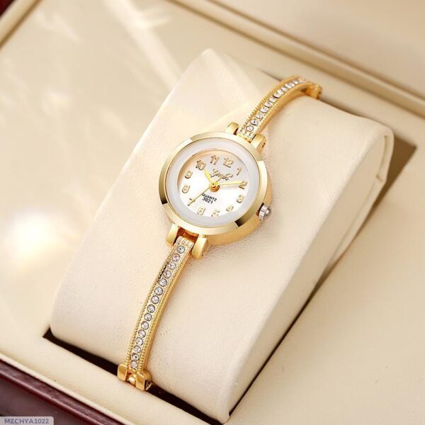 Watch Women's Small Light Luxury Women's Elegant Small and Exquisite Bracelet High-end Elegant Women's Quartz Watch - Image 3