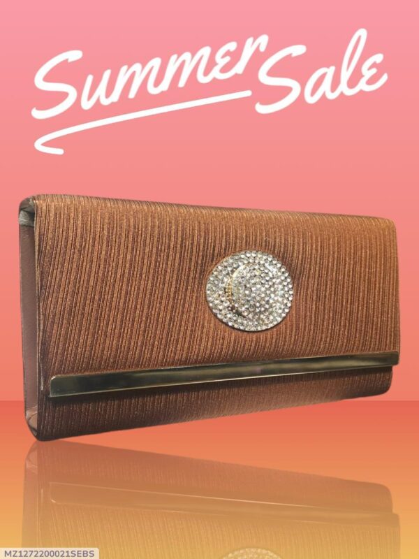 Women's Rexine Plain Fancy Clutch - Image 2