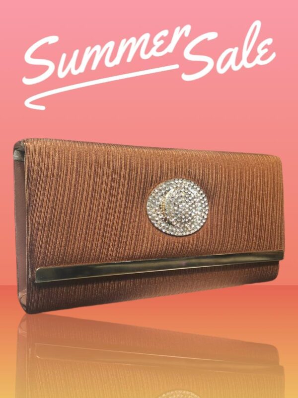 Women's Rexine Plain Fancy Clutch - Image 4