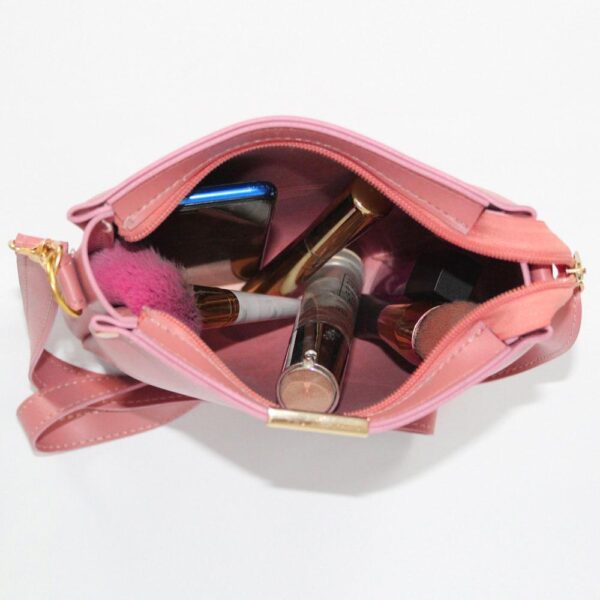 Girl's Rexine Plain Hand Bag - Image 7