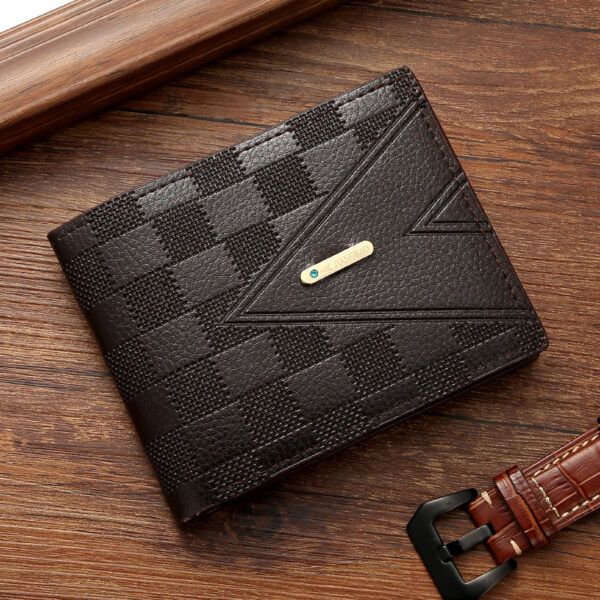 Factory direct 2025 new men's wallet short business wallet youth horizontal light luxury multi-card - Image 8
