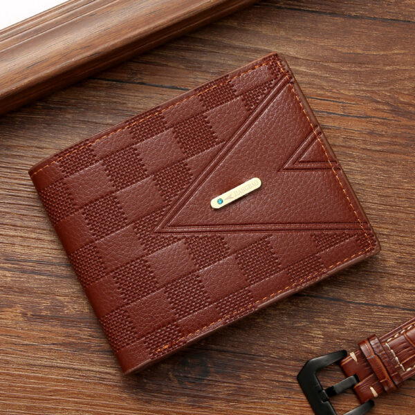 Factory direct 2025 new men's wallet short business wallet youth horizontal light luxury multi-card - Image 9